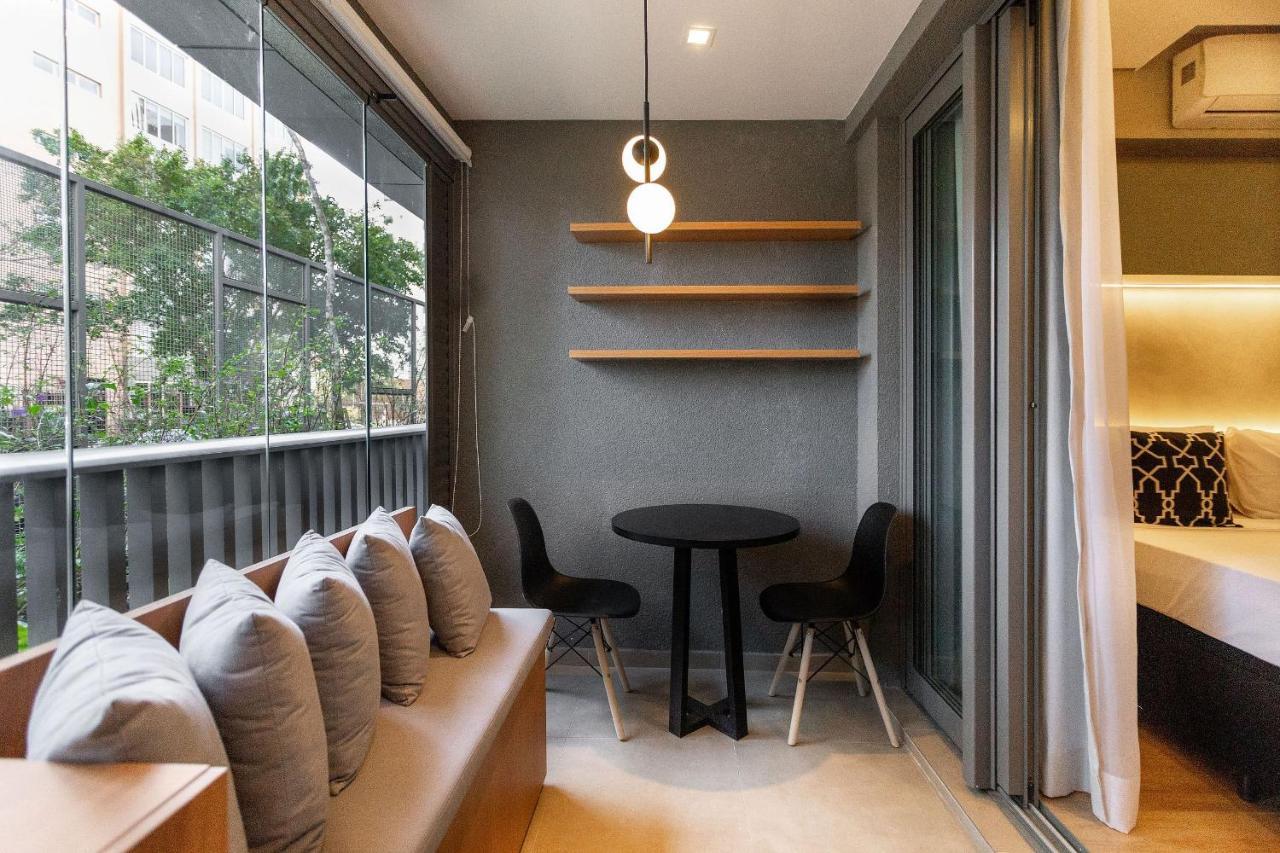 Hub Vila Madalena - Studios Por Temporada 圣保罗 外观 照片