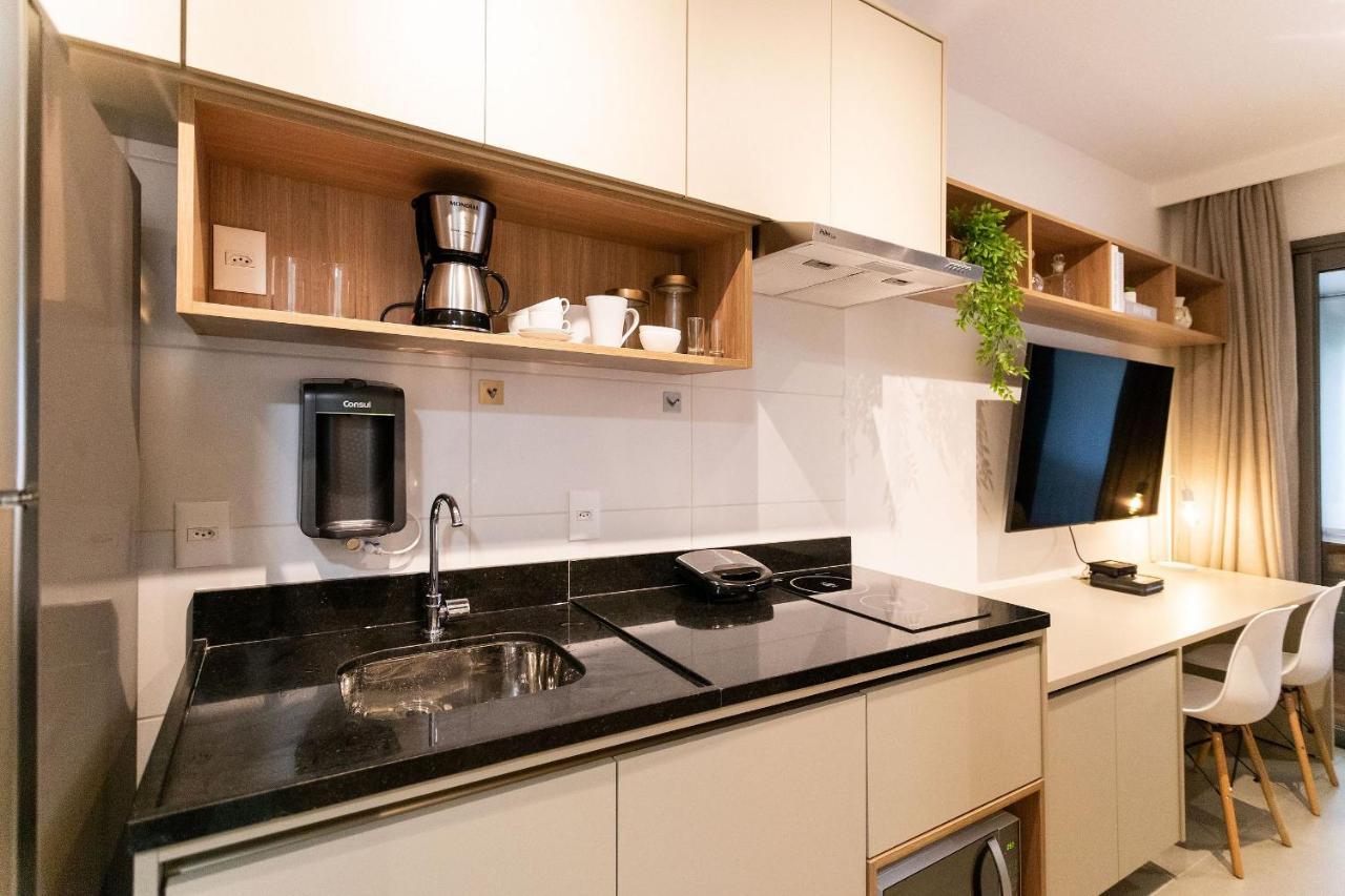 Hub Vila Madalena - Studios Por Temporada 圣保罗 外观 照片
