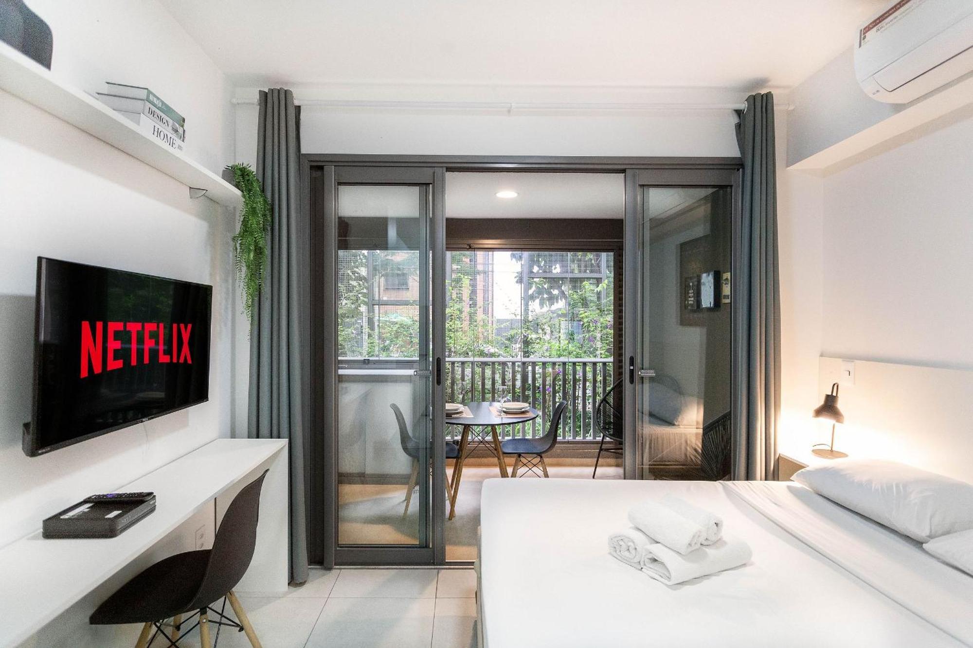 Hub Vila Madalena - Studios Por Temporada 圣保罗 外观 照片
