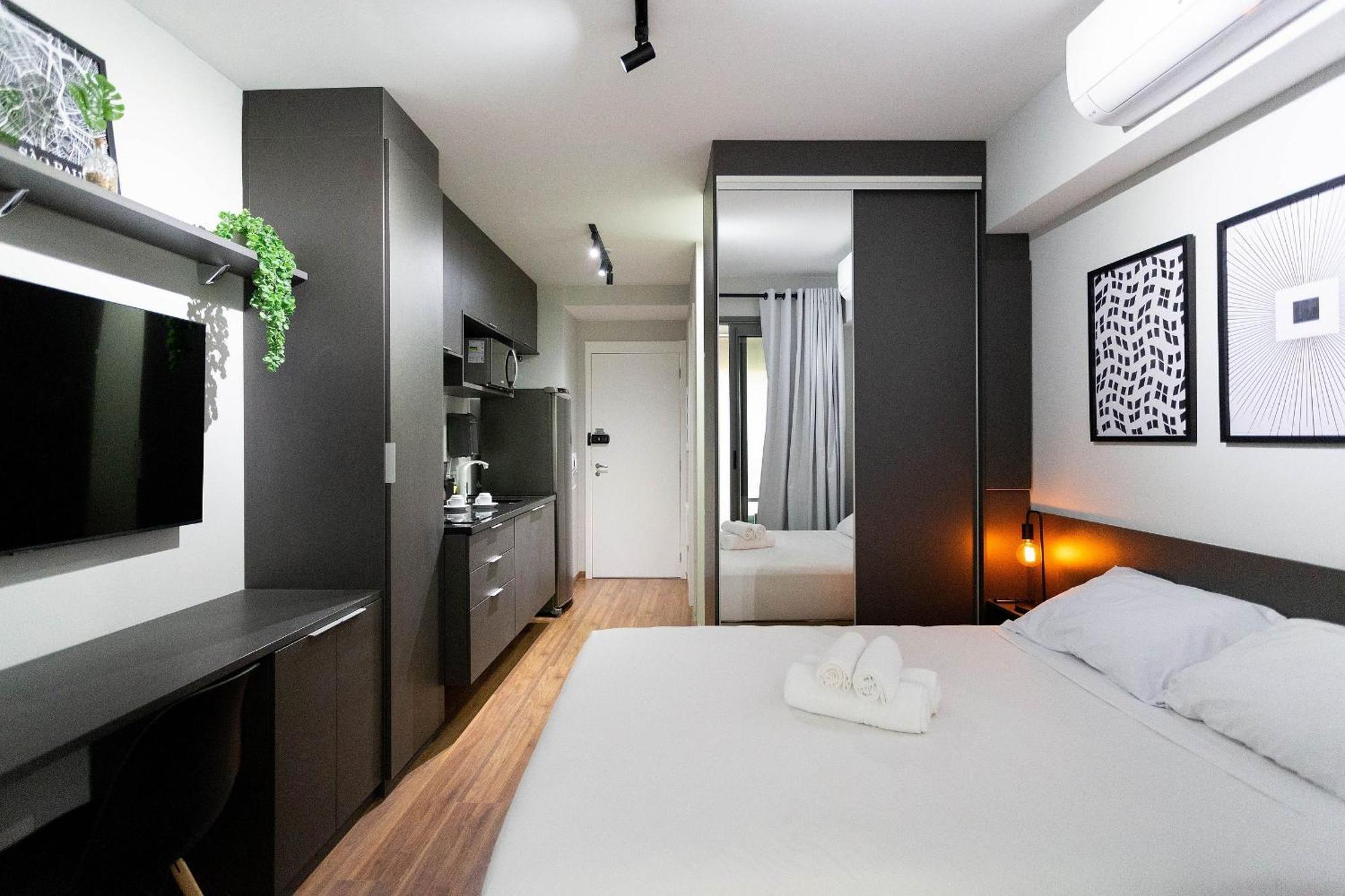 Hub Vila Madalena - Studios Por Temporada 圣保罗 外观 照片
