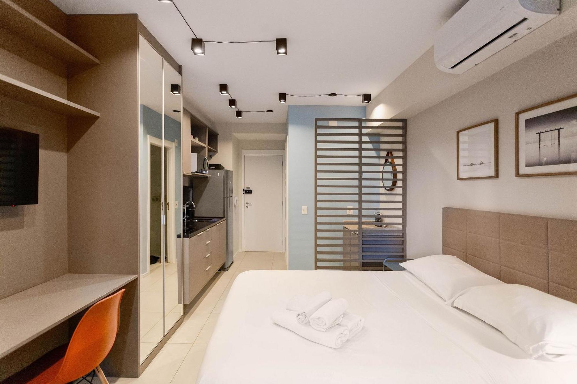 Hub Vila Madalena - Studios Por Temporada 圣保罗 外观 照片