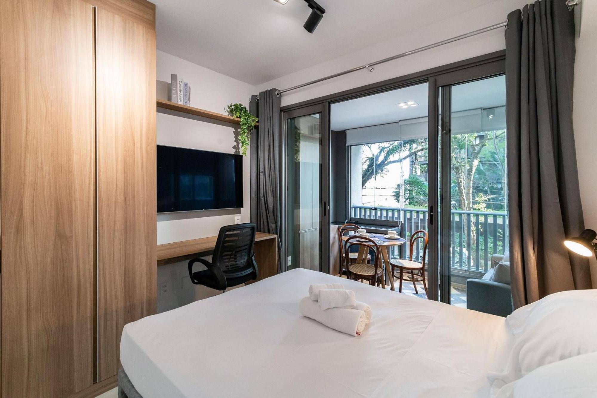 Hub Vila Madalena - Studios Por Temporada 圣保罗 外观 照片