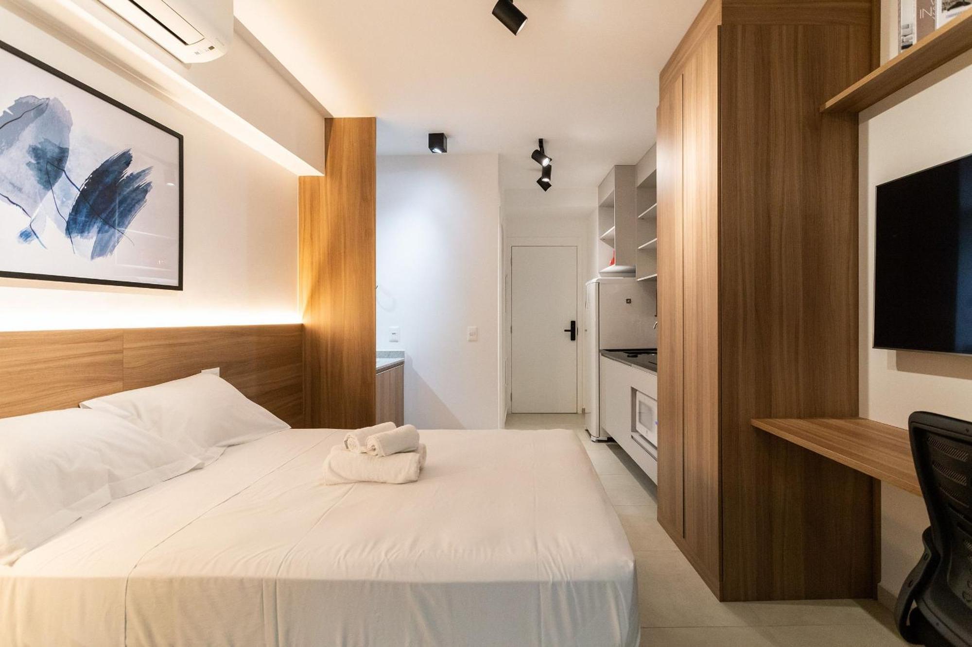 Hub Vila Madalena - Studios Por Temporada 圣保罗 外观 照片