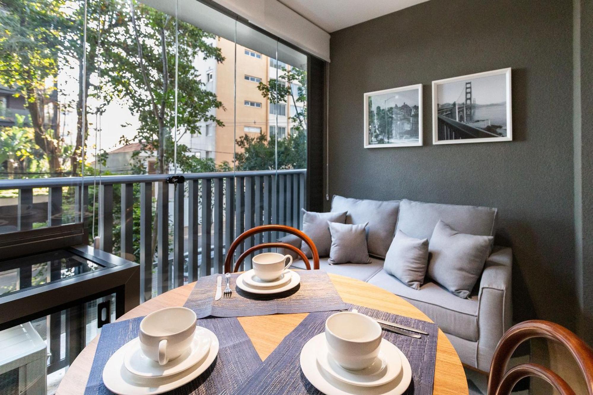 Hub Vila Madalena - Studios Por Temporada 圣保罗 外观 照片