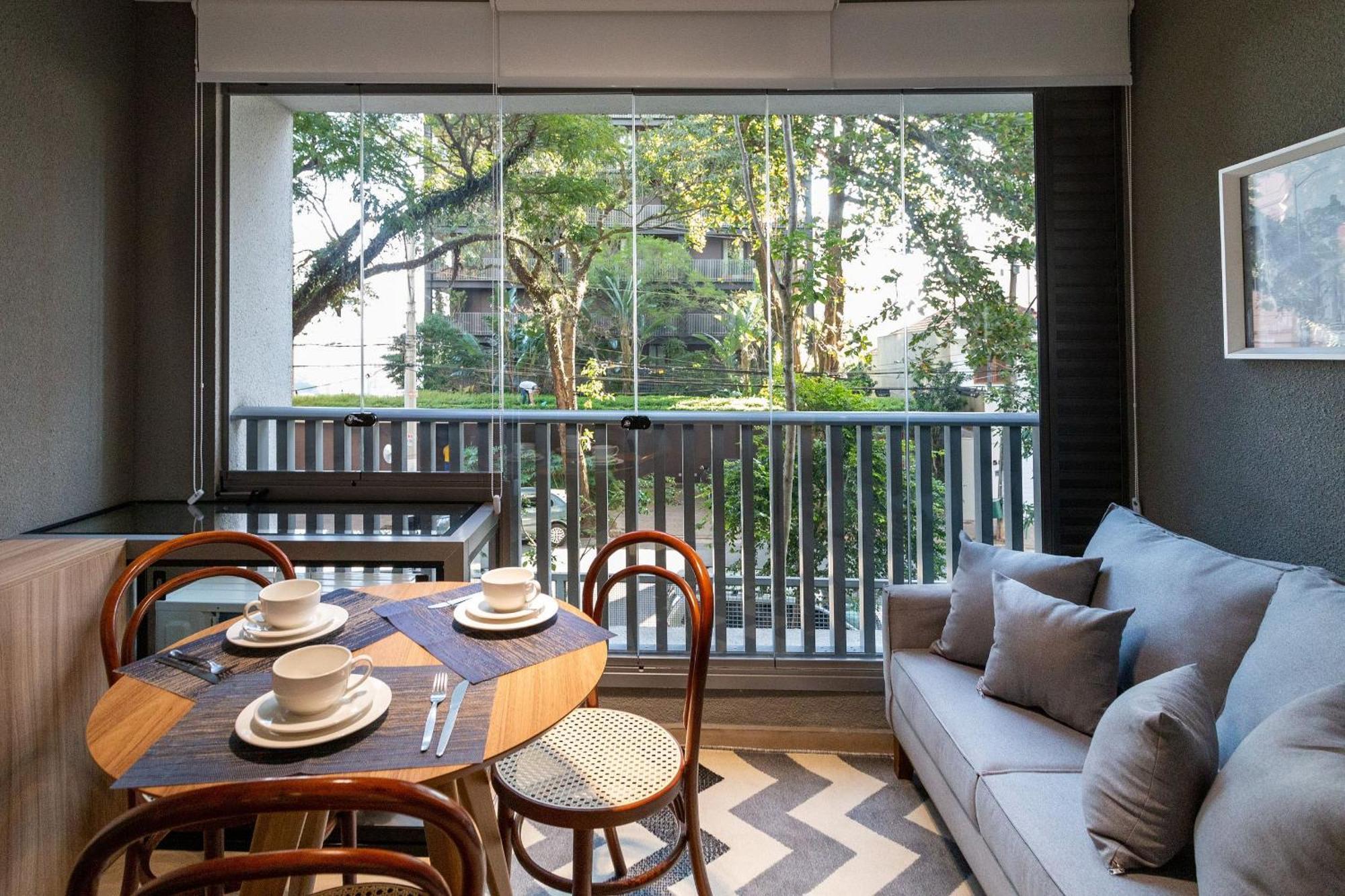 Hub Vila Madalena - Studios Por Temporada 圣保罗 外观 照片